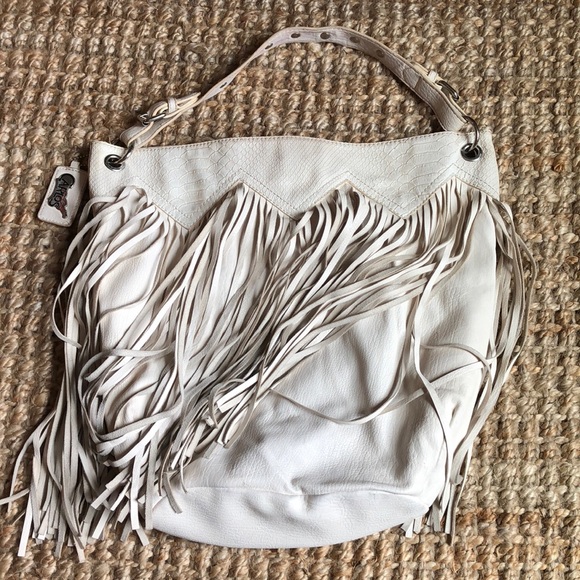 Cute fringe shoulder bag - Carlos Santana - Picture 1 of 5